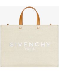 Givenchy - Cabas G-Tote médium en toile - Lyst