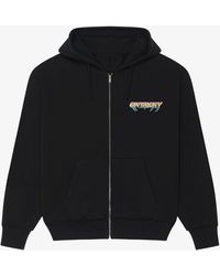 Givenchy - World Tour Boxy Fit Hoodie - Lyst