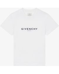 Givenchy - T-shirt slim Reverse in cotone - Lyst