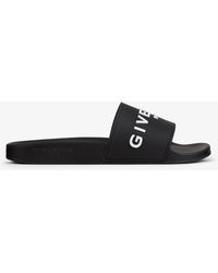 Givenchy - Slide Flat Sandals - Lyst