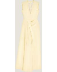 Givenchy - V-Neck Draped Evening Dress - Lyst