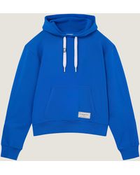 Givenchy - Felpa con cappuccio Couture Seam in tessuto garzato - Lyst