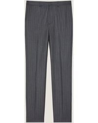 Givenchy - Slim Fit Striped Tailored Pants - Lyst
