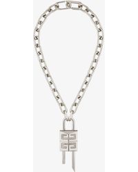 Givenchy - Medium Lock Necklace - Lyst
