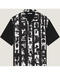 Givenchy - Shirt With Photographic Negative Print - Lyst