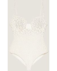 Givenchy - Cutaway Bodysuit - Lyst