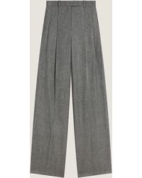 Givenchy - Double Pleat Checked Pants - Lyst