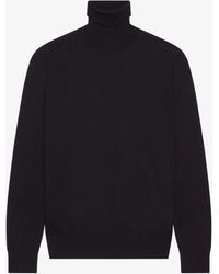 Givenchy - Pullover dolcevita in lana e cachemire - Lyst