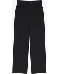 Givenchy - Low Crotch Wide Jeans - Lyst