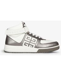 Givenchy - Sneaker alte G4 in pelle laminata - Lyst