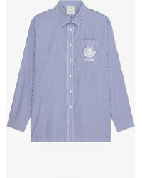 Givenchy - Camicia Crest in cotone a righe - Lyst