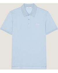 Givenchy - Polo in cotone con gros-grain Paris - Lyst