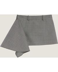 Givenchy - Slashed Mini Skirt - Lyst