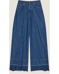 Givenchy - Medium Wide Leg Jeans - Lyst