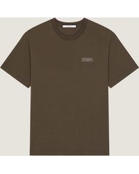 Givenchy - T-shirt in cotone con gros-grain Paris - Lyst