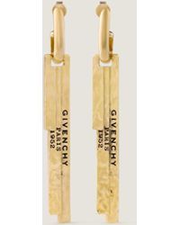 Givenchy - Orecchini Tape in metallo e smalto - Lyst