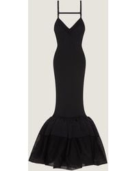 Givenchy - Open Back Ruffled Dress - Lyst