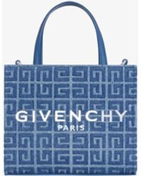 Givenchy - G Tote Mini Denim Tote Bag - Lyst