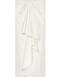 Givenchy - Long Wrapped Skirt - Lyst