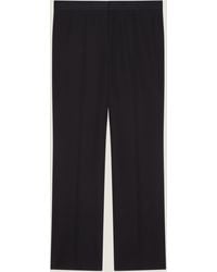 Givenchy - Pantaloni sartoriali in lana e mohair - Lyst