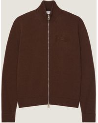 Givenchy - Cardigan Couture Seam con zip in lana e cashmere - Lyst