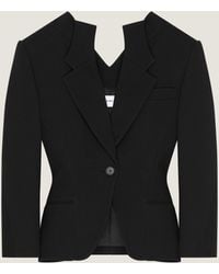 Givenchy - Single-Breasted Slashed Jacket - Lyst