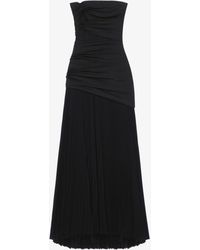 Givenchy - Bustier Dress With Pleats - Lyst