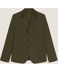 Givenchy - Single-Breasted Deconstructed Jacket - Lyst