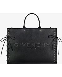 Givenchy - Cabas G-Tote médium en cuir effet corset - Lyst