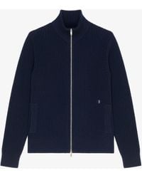 Givenchy - Cardigan con zip in lana e cachemire - Lyst