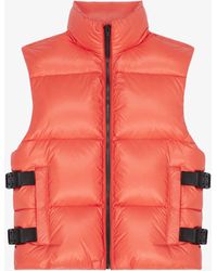 Givenchy - Sleeveless Puffer Jacket With Buckles - Lyst