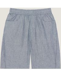 Givenchy - Couture Seam Striped Bermuda Shorts - Lyst