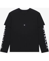 Givenchy - T-shirt en coton à effet superposé - Lyst