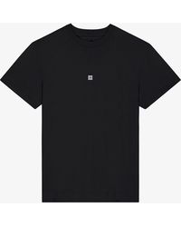 Givenchy - T-shirt slim in cotone con ricamo 4G - Lyst