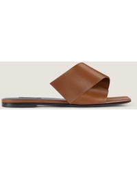Givenchy - Sliced Square Flat Sandals - Lyst