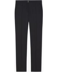 Givenchy - Pantalon de tailleur slim en laine et mohair - Lyst