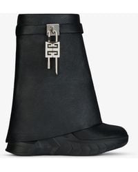 Givenchy - Shark Lock Biker Ankle Boots - Lyst