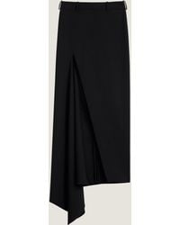 Givenchy - Gonna lunga con spacco in lana - Lyst