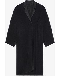 Givenchy - Manteau en laine d'alpaga double face - Lyst