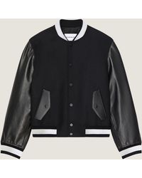 Givenchy - Mix Material Blouson With Paris Patch - Lyst