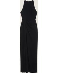 Givenchy - Draped Halterneck Evening Dress - Lyst