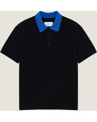 Givenchy - Polo in piqué di cotone con ricamo Paris - Lyst