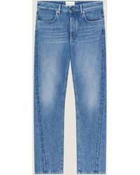 Givenchy - Couture Seam Straight Fit Shadow Washed Jeans - Lyst