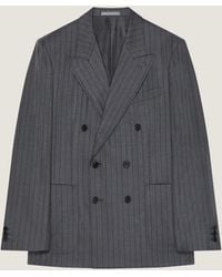 Givenchy - Double-Breasted Fitted Striped Jacket - Lyst