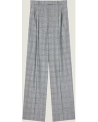Givenchy - Double Pleat Checked Pants - Lyst