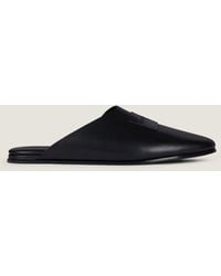Givenchy - Mule piatte Label in nappa - Lyst