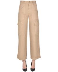 Velvet - Cargo Cotton Trousers - Lyst