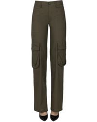 Grifoni - Textured Cargo Trousers - Lyst