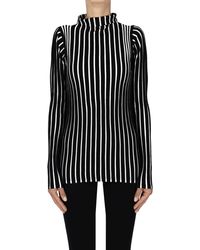 Twinset - Pullover a costine in viscosa - Lyst