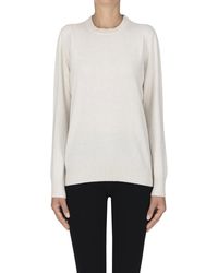 EXCUSE·MOI - Rounded Neckline Cashmere Pullover - Lyst